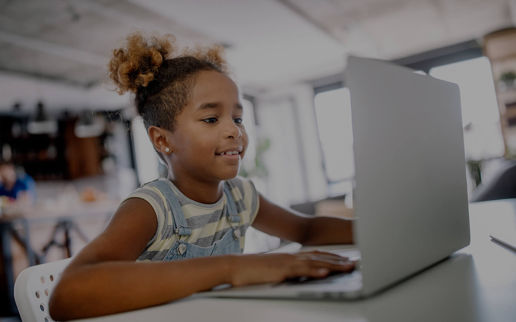 Girl at laptop